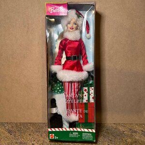 Mattel 2004 “Santa's Helper/Ayudante De Santa” Barbie Doll *NEW*